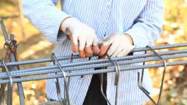 Çelik İnşaat işi için bükme işçi