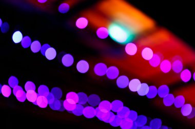 Mor bokeh soyut arkaplan