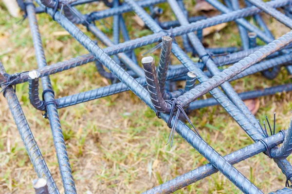 Stalen staaf voor bouw baan — Stockfoto