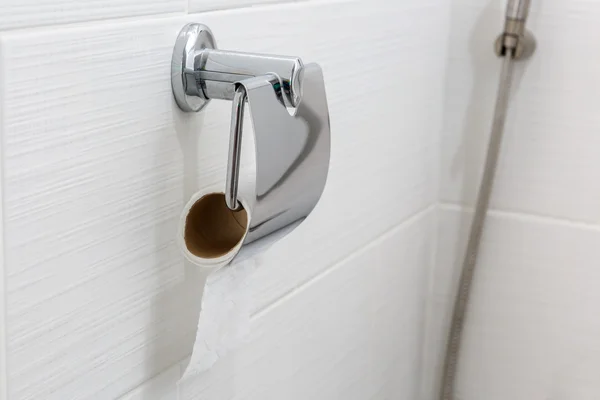 Toilet paper using — Stock Photo, Image
