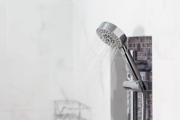 Modern Shower head in bathroom — Stock Photo, Image