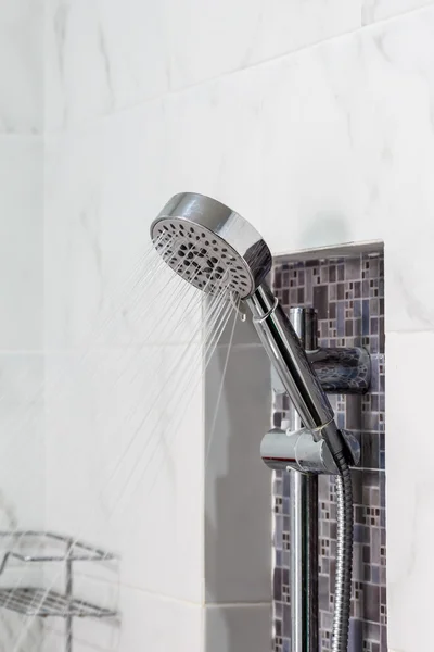 Modern Shower head in bathroom — Stock Photo, Image