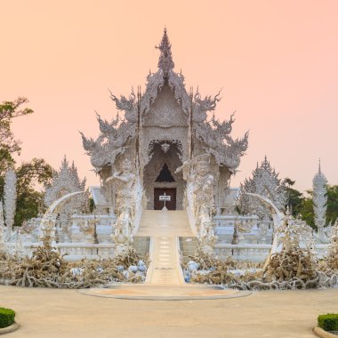 WAT rong-khun tapınak chiangrai Tayland