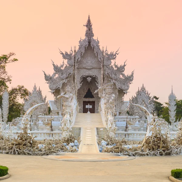 Wat rong khun chiangrai świątynia Tajlandia — Zdjęcie stockowe