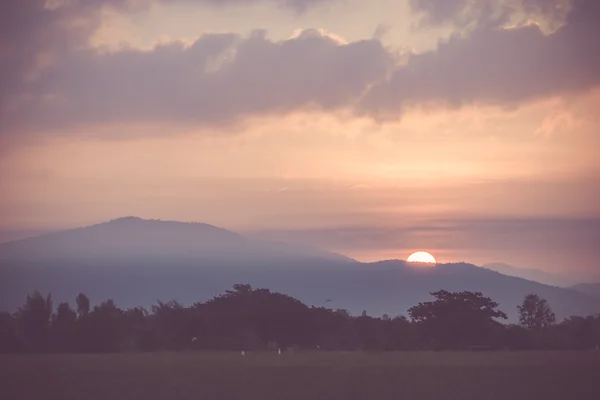 Όμορφη θέα τοπίο Sunrise — Φωτογραφία Αρχείου