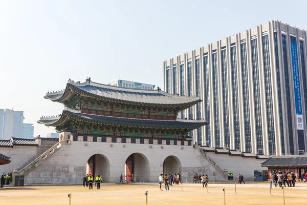 Palác Gyeongbokgung v Soulu — Stock fotografie