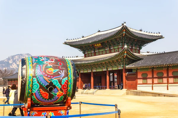 Palác Gyeongbokgung v Soulu — Stock fotografie