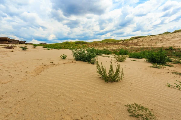 Areia vista deserto — Fotografia de Stock
