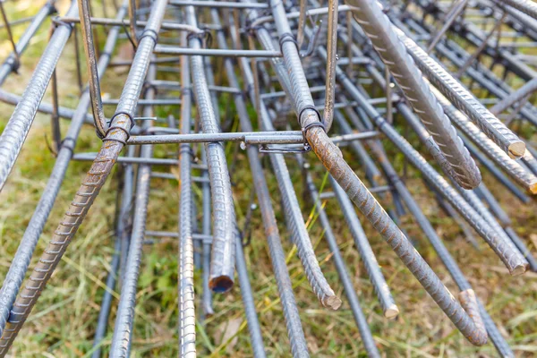 Ocelová tyč pro stavební práce — Stock fotografie