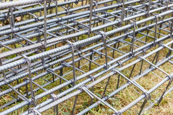 Stalen staaf voor bouw baan — Stockfoto