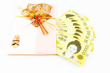 Kore para hediye zarf ile