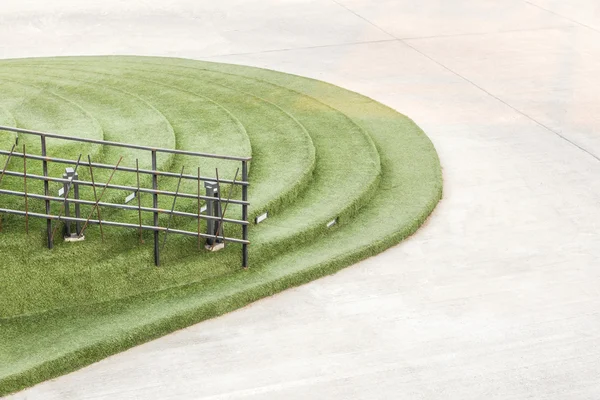 Staircase artificial grass — Stock Photo, Image