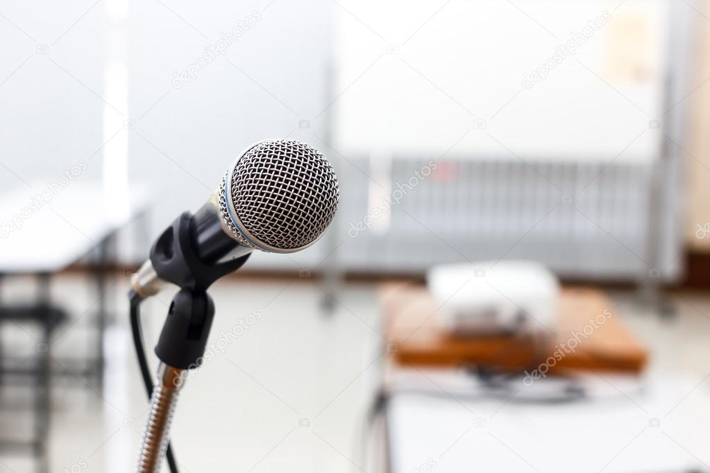 microphone in meeting  or conference room