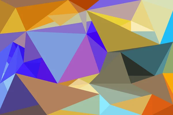 カラフルな多角形の背景 — ストック写真