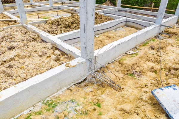 Foundation for house building — Stock Photo, Image