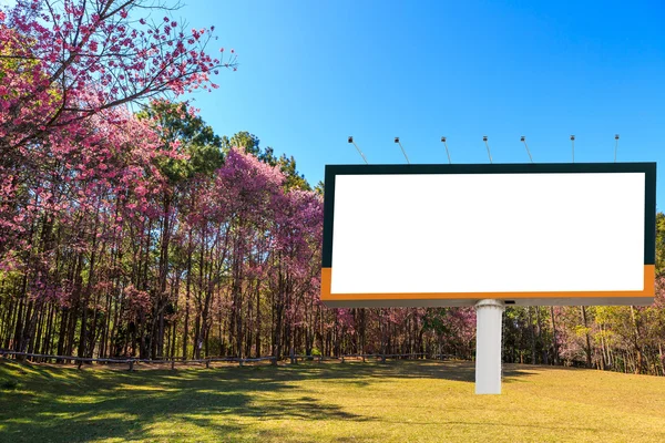 Blank billboard for advertising — Stock Photo, Image