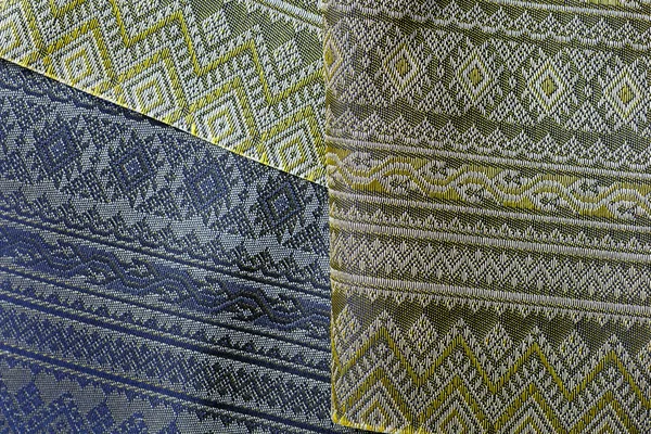 Modello di tessuto di seta tailandese — Foto Stock