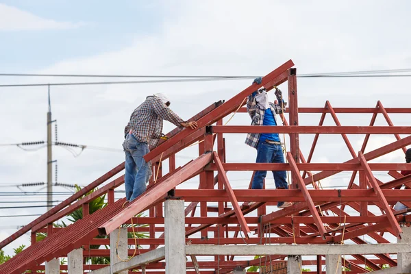 Techo en construcción — Foto de Stock