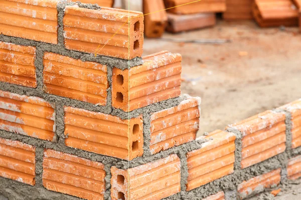 Baksteen voor bouwplaats — Stockfoto