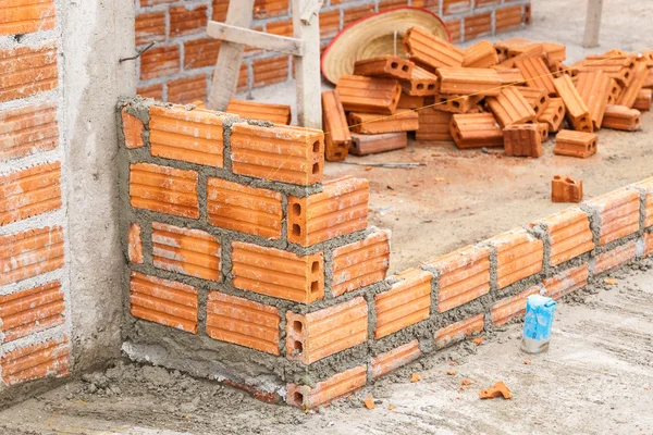 Tegel för byggarbetsplats — Stockfoto