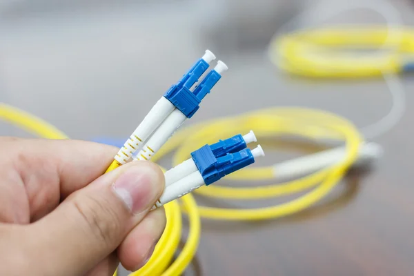 Fiberoptisk kabel — Stockfoto