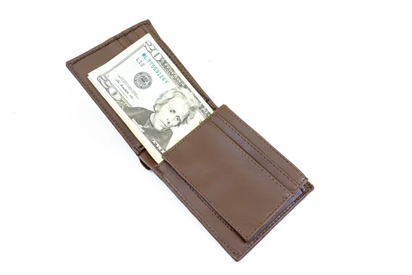 Dollars money in wallet — Stock Photo, Image