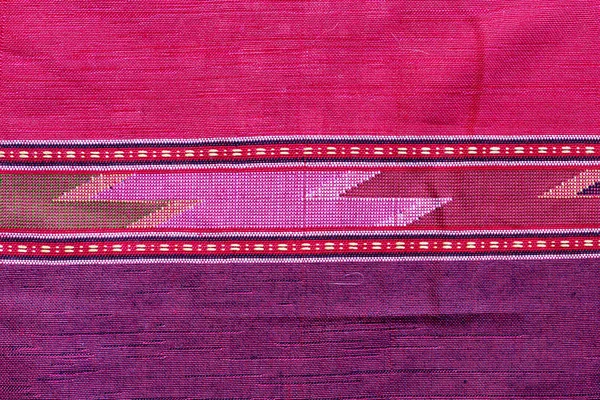 Motif de tissu de soie thaï — Photo