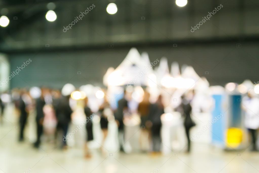 people at exhibition fair