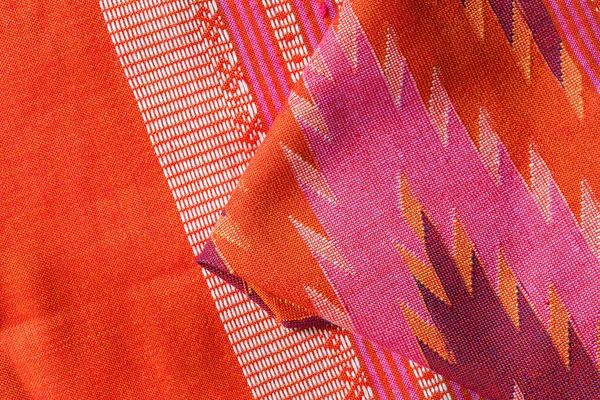 Motif de tissu de soie thaï — Photo