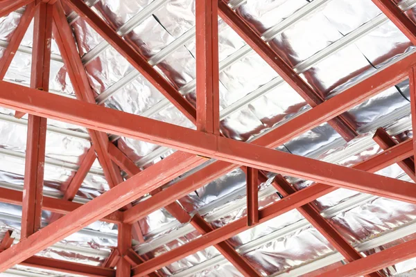 Architektura dach stalowy — Zdjęcie stockowe
