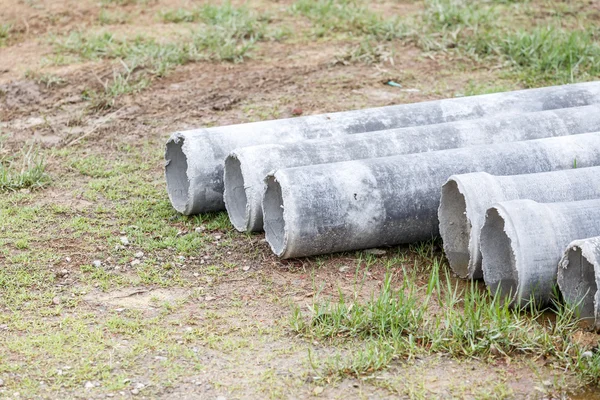 Tubo de amianto para construção — Fotografia de Stock