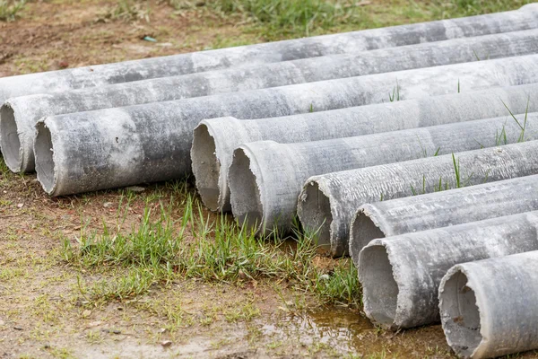 Asbestos pipe for construction job — Stock Photo, Image