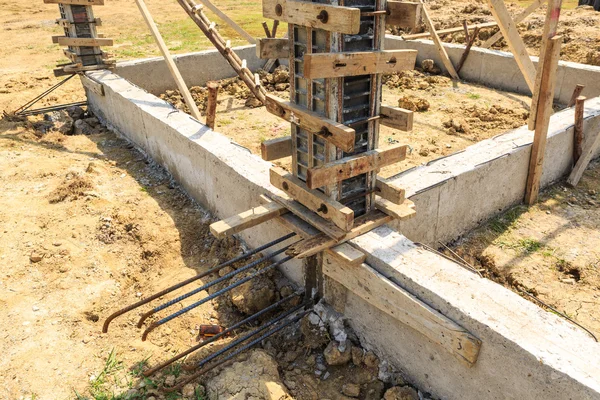 Foundation for house building — Stock Photo, Image