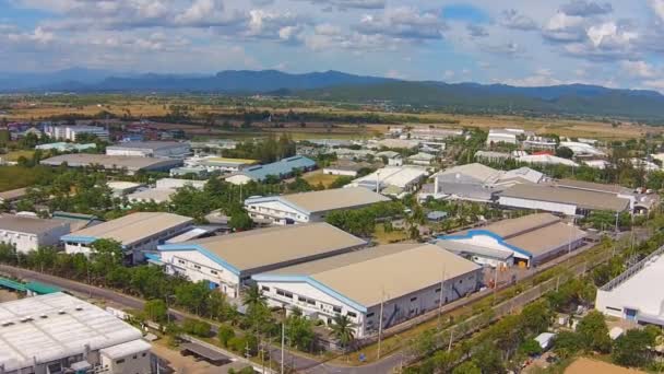 Industrial Estate northern thailand — Stock Video