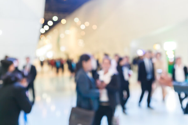 people on exhibition fair