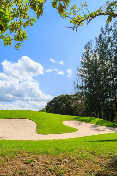 Golfbana i naturen — Stockfoto