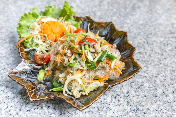 Thailändischer Vermicelli-Salat — Stockfoto