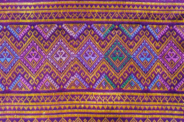 Muster aus thailändischer Seide — Stockfoto