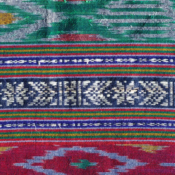 Тайський шовковий візерунок тканини — стокове фото