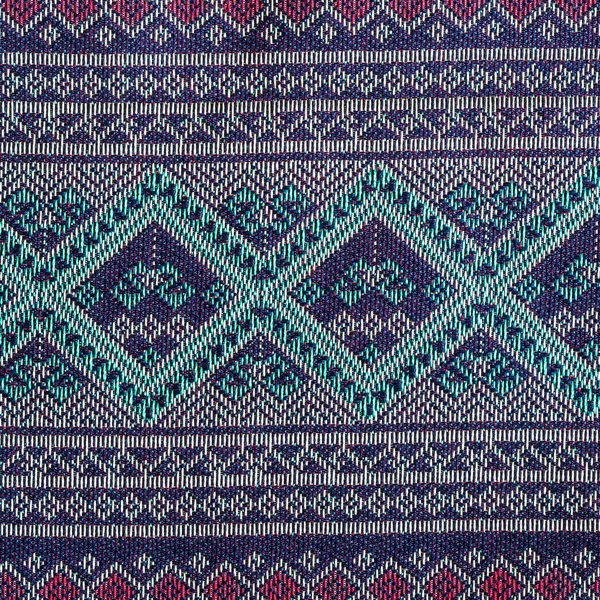 Thajské hedvábné tkaniny vzor — Stock fotografie