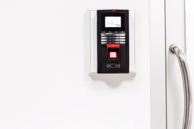 Parmak yazdırma tarayın unlock kapı güvenlik sistemi 