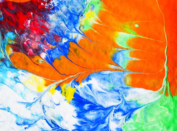 renkli soyut akrilik su kağıt sanatları boyama