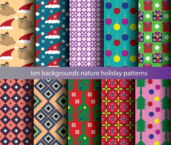 On doğal arka plan desenleri