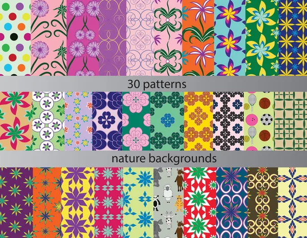 Otuz desenler arka planlar