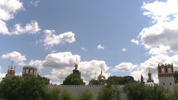 El monasterio Novodevichy — Vídeos de Stock