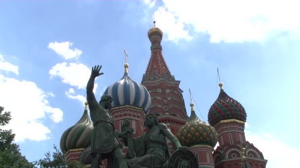 St. Basil's Cathedral — Stock Video