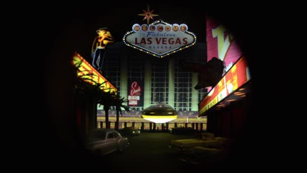 Diorama de Las Vegas — Vídeo de stock