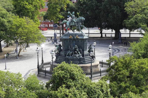 Tiradentes Square, Rio de Janeiro, Brazílie — Stock fotografie