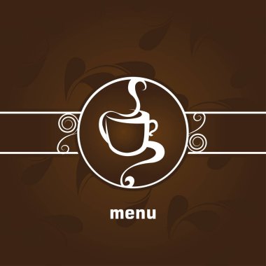kahve simgeleri stok resimleme
