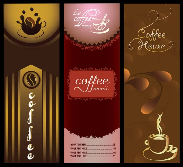 Ikony Kawy Ilustracja Zapasów — Wektor stockowy